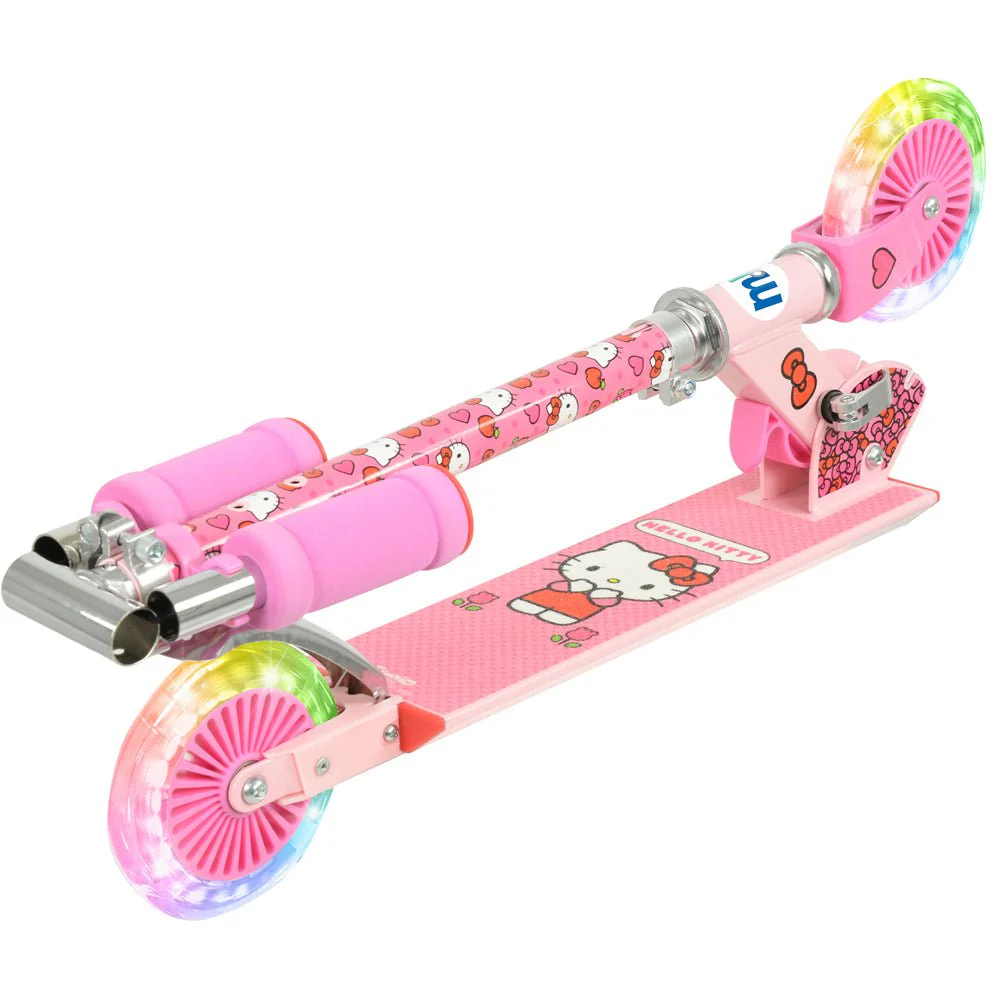 Hello Kitty Folding Inline Scooter with Light Up Wheels - Image 2