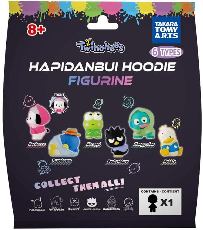 Hello Kitty Hapidanbui Hoodie Figures Assorted Styles