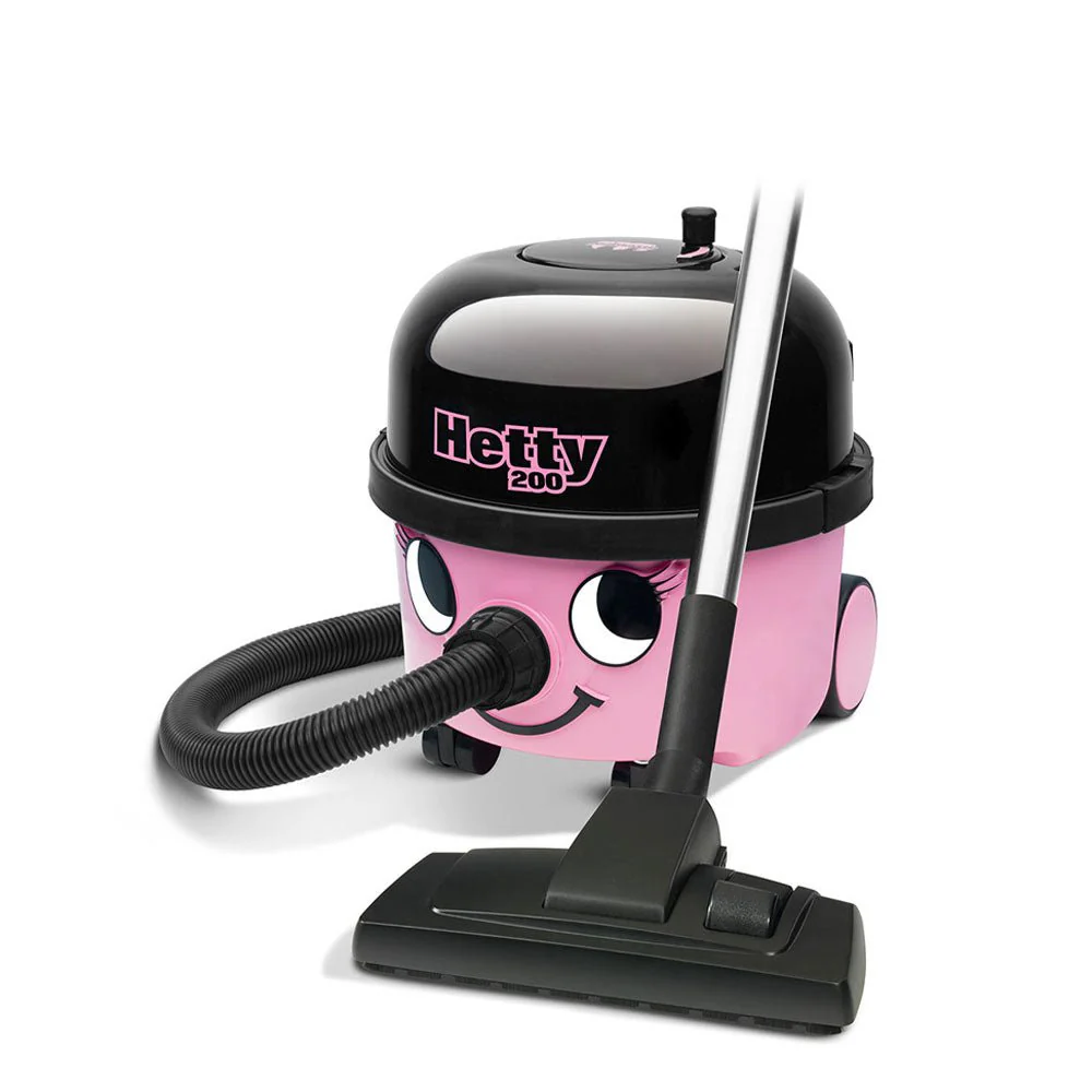 Hetty HET200 Pink Bagged Cylinder Vacuum Cleaner