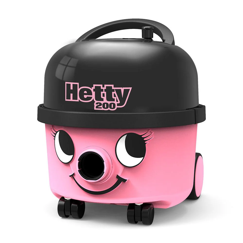 Hetty HET200 Pink Bagged Cylinder Vacuum Cleaner - Image 2