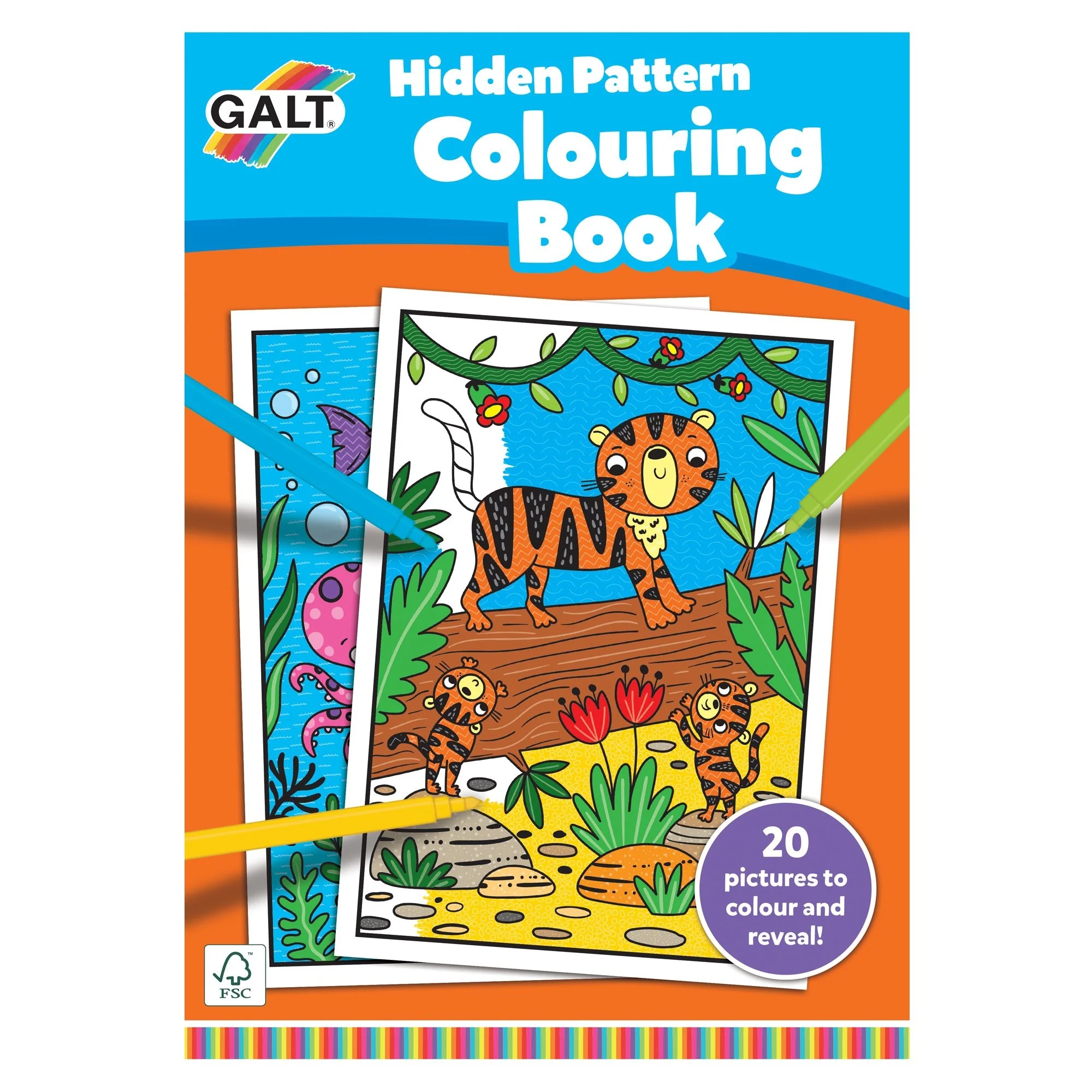 Hidden Pattern Colouring Book