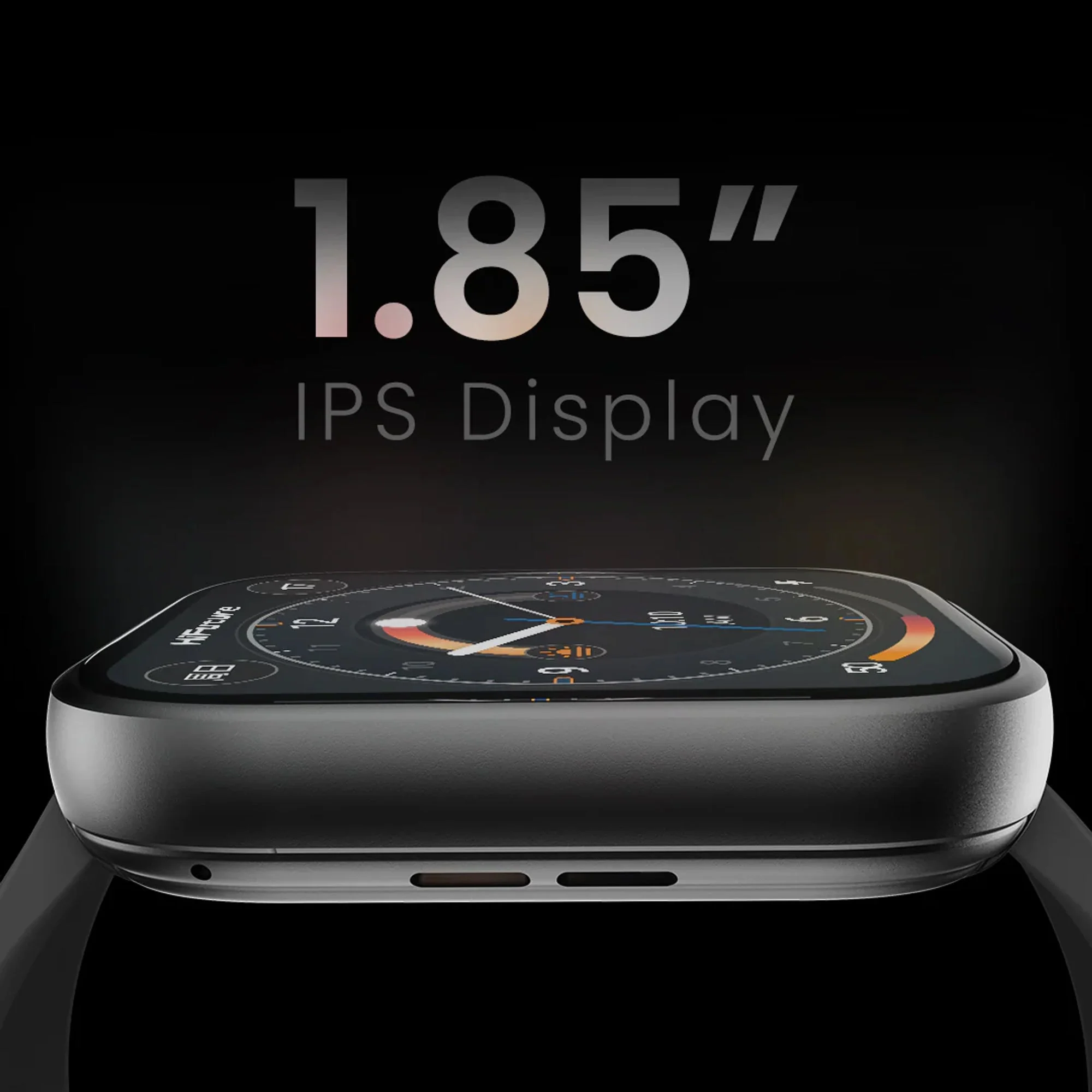 HiFuture Lume Smart Watch 1.85" Display | Black - Image 3