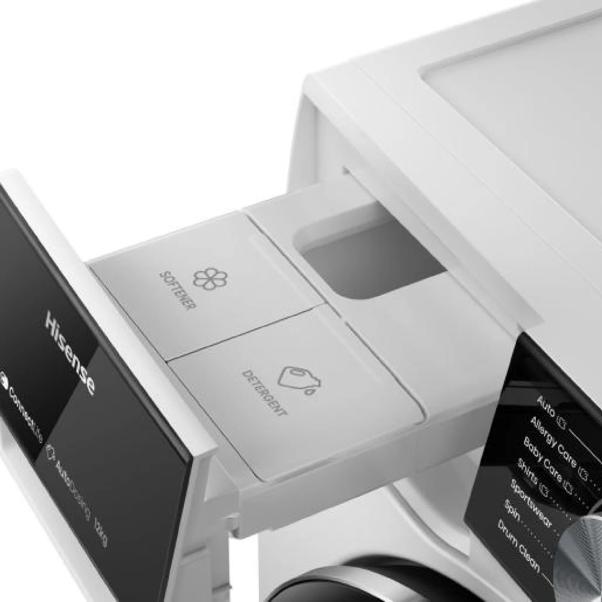 Hisense 12kg 1400rpm A Rated Washing Machine | White WF5S1245BW - Image 2