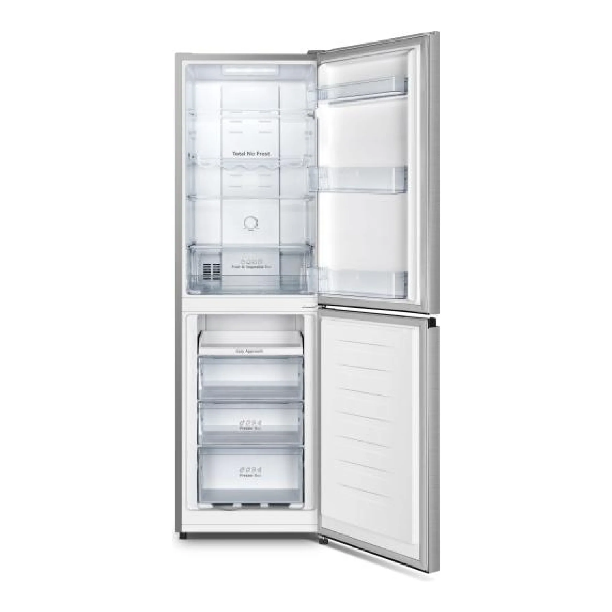 Hisense Freestanding Fridge Freezer | Stainless Steel - Image 4