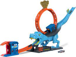 Hot Wheels City T Rex Chomp Down Play Set - Image 4
