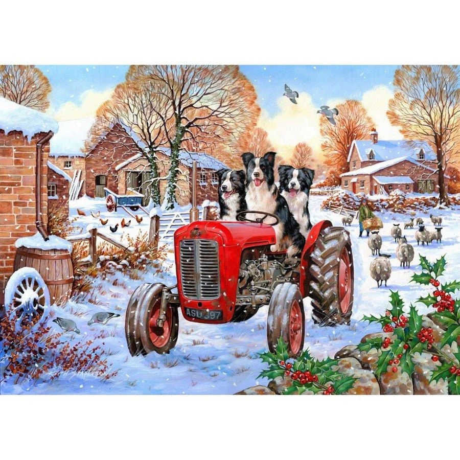 House of Puzzles Beau, Belle & Bramble - 1000 Piece Jigsaw Puzzle
