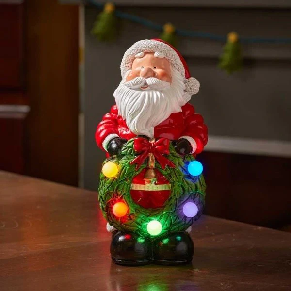 Inlit Santa PuffaPal 25cm