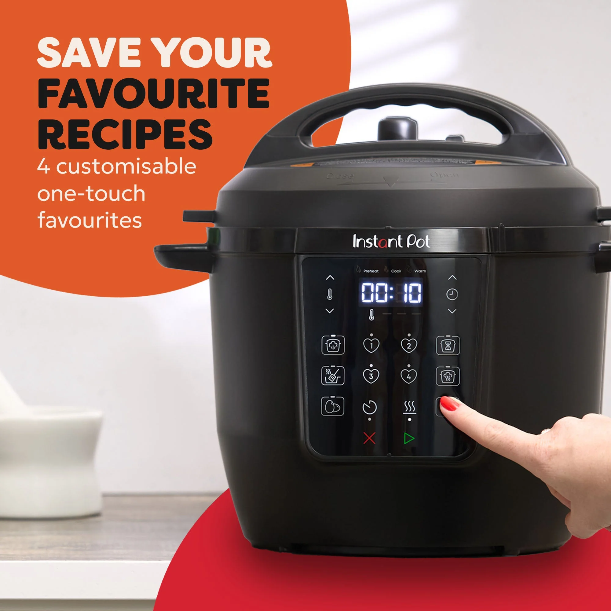 Instant Pot Classic 5.7L MultiCooker 7in1 Black - Image 4