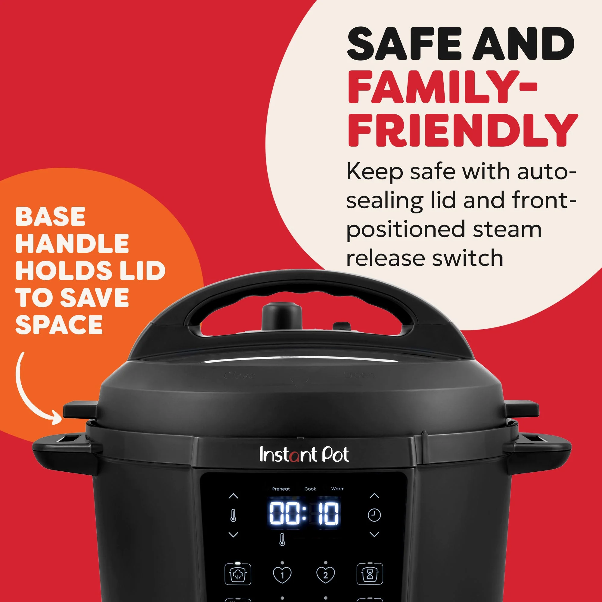 Instant Pot Classic 5.7L MultiCooker 7in1 Black - Image 5