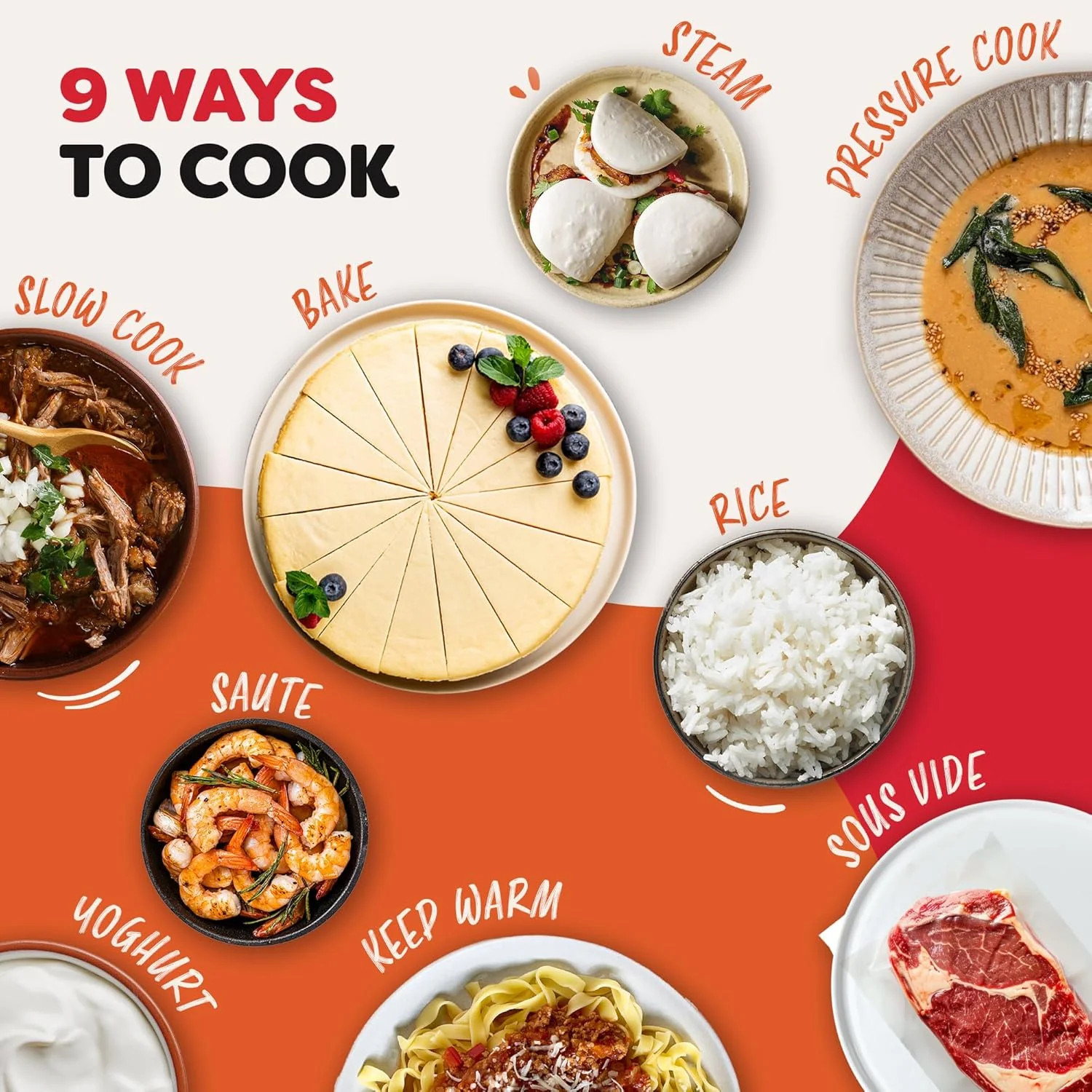Instant Pot WhisperQuiet 9in1 MultiCooker 66L Smart Pressure Cooker - Image 4