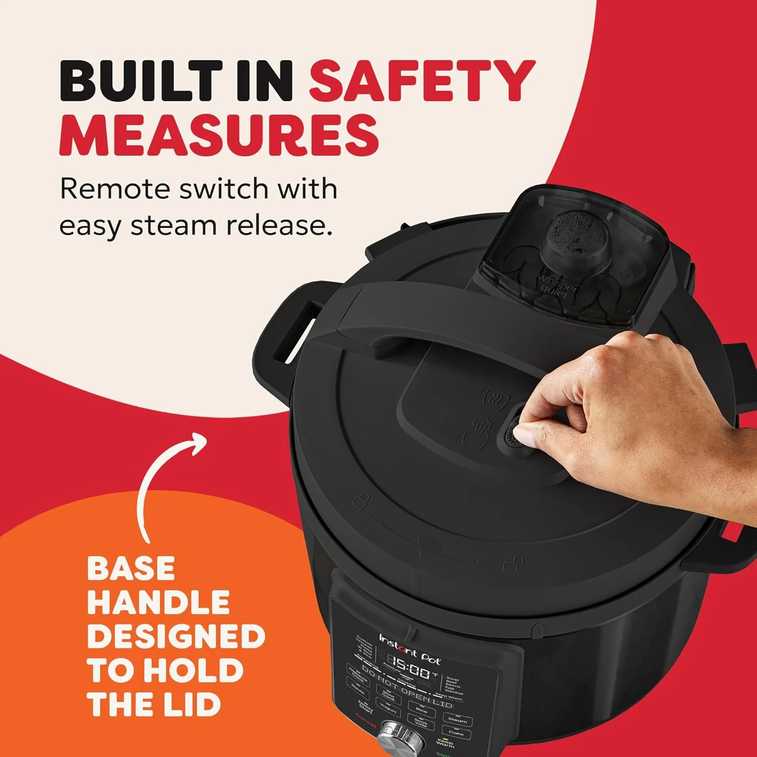 Instant Pot WhisperQuiet 9in1 MultiCooker 66L Smart Pressure Cooker - Image 5