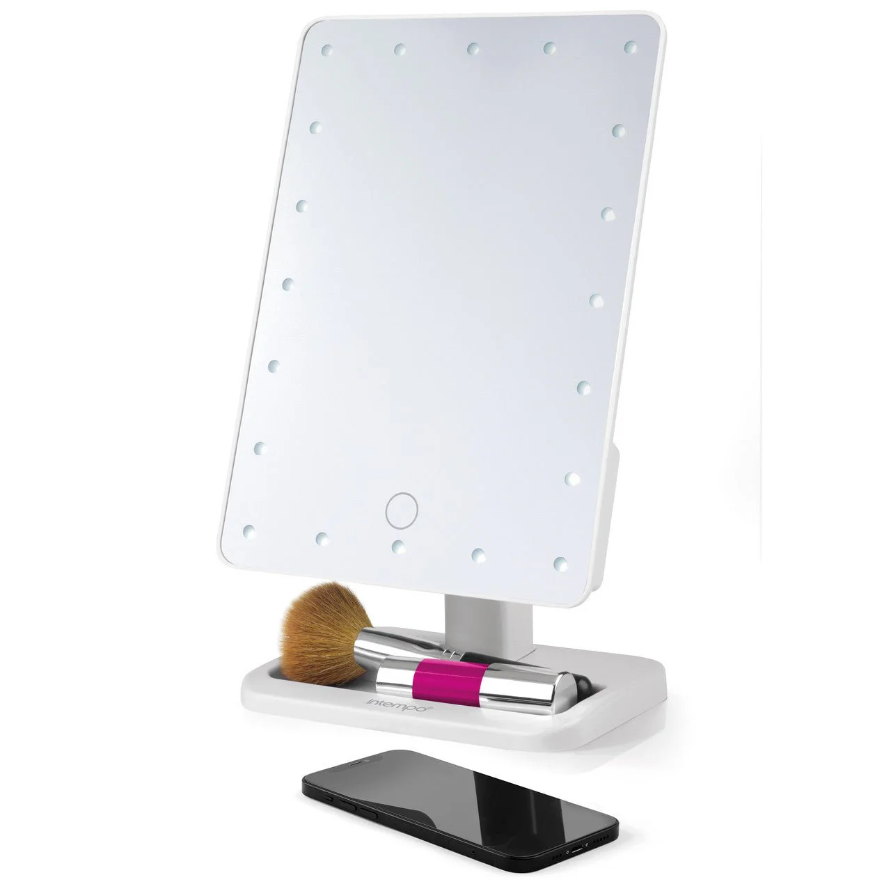 Intempo Bluetooth Mirror Speaker - White