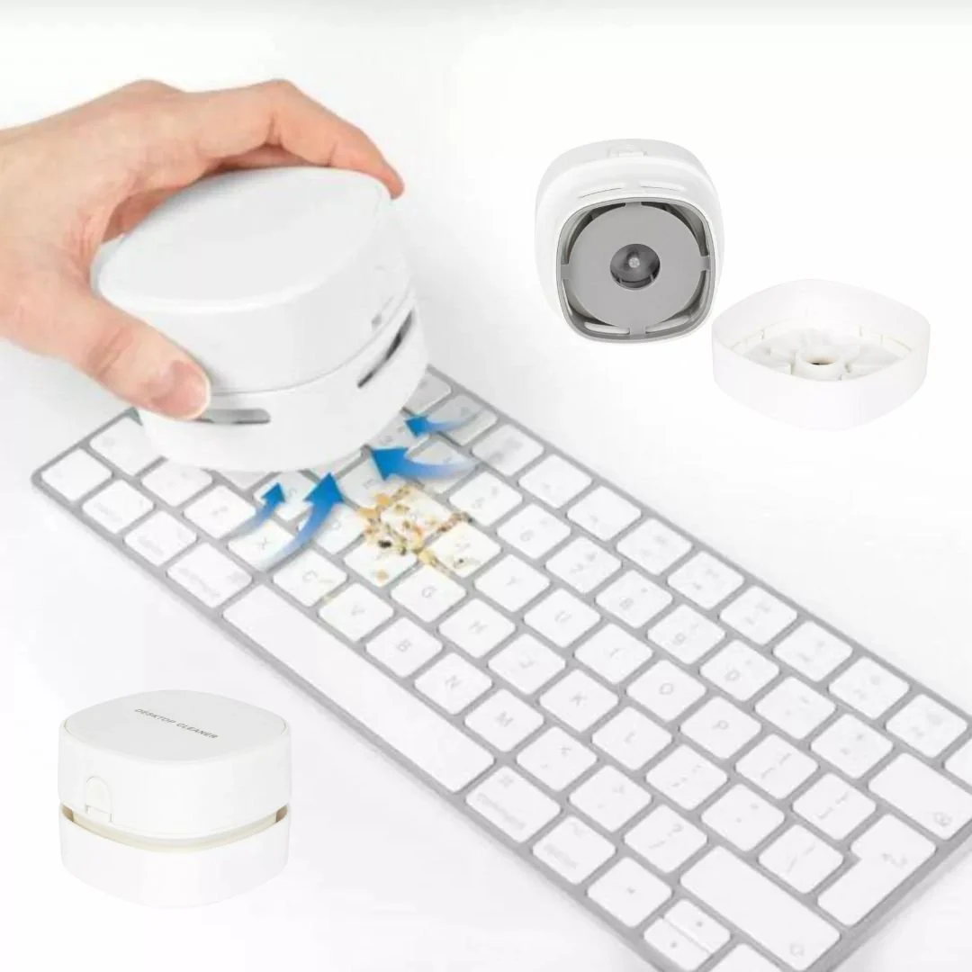 Intempo Mini Keyboard Vacuum Cleaner - White
