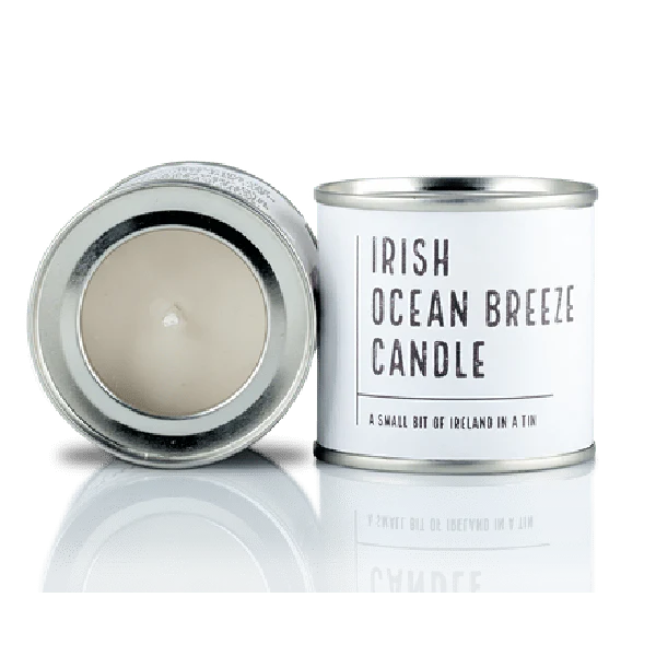 Irish Candle Tin Large - Ocean Breeze