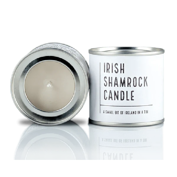 Irish Candle Tin Large - Shamrock