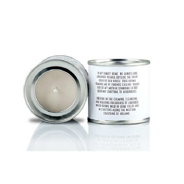 Irish Candle Tin Small - Field Lavender - Image 2