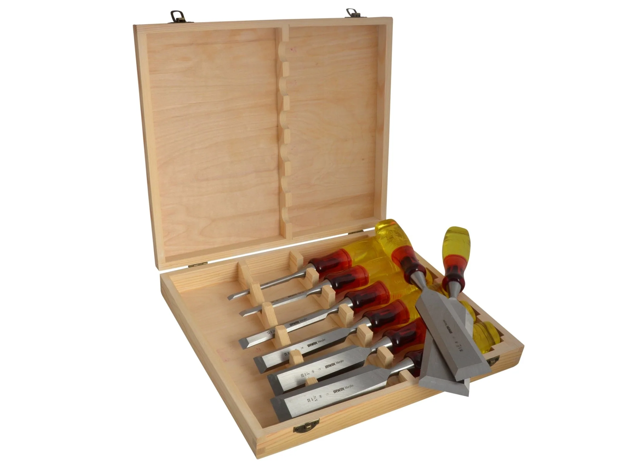 Irwin Marples M373 Splitproof Bevel Edge Chisel Set of 8