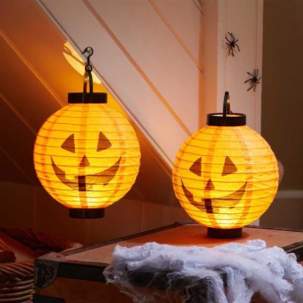 Jack O'Lanterns 25cm - Twin Pack Battery Operated