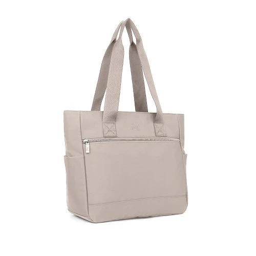 Jazzi Nylon Tote Bag Beige
