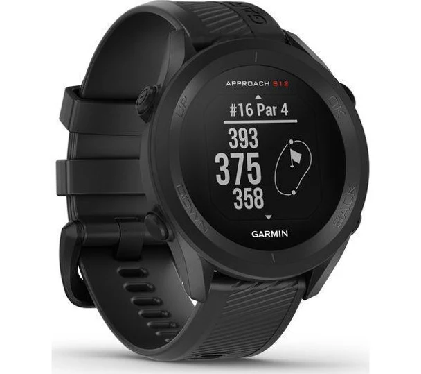 Garmin Approach S12 Black Golf Watch 2024 010-02472-10