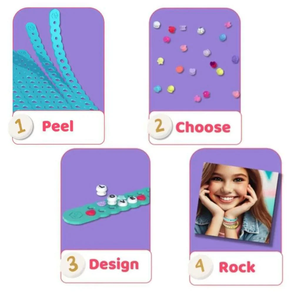 Jelly Bands Grape Scented Peel Away Bracelets - Image 2