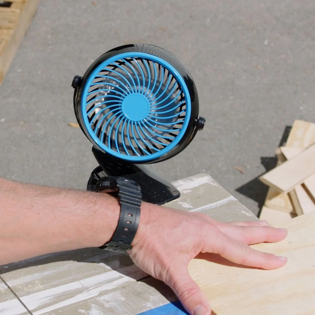 JML 360⁰ Portable Chillmax Go Fan - Black - Image 5