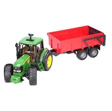 John Deere 6920 W/Tipping Trailer Red - Image 2