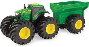 John Deere Lights & Sounds Tractor With Wagon