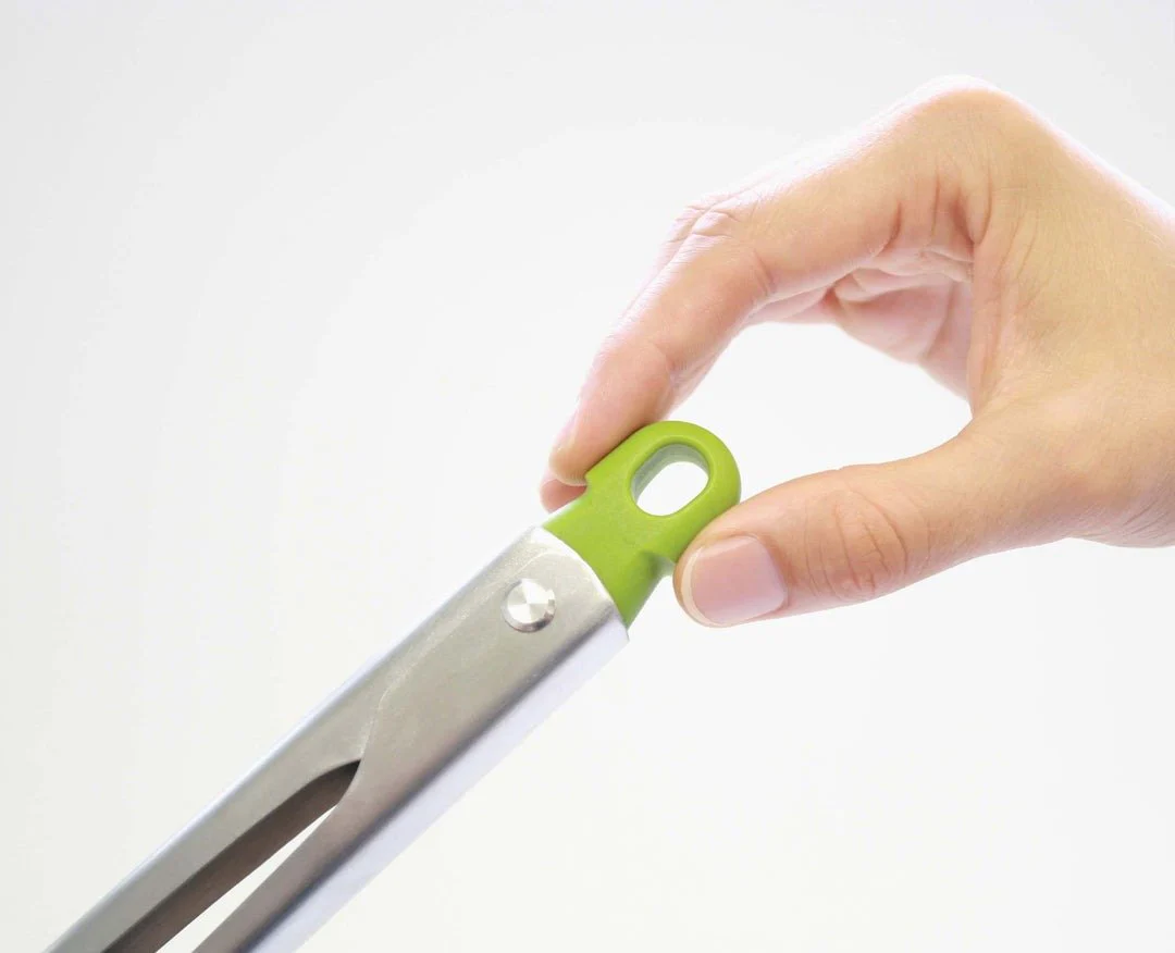 Joseph Joseph Elevate™ Grey Silicone Steel Tongs - Image 2