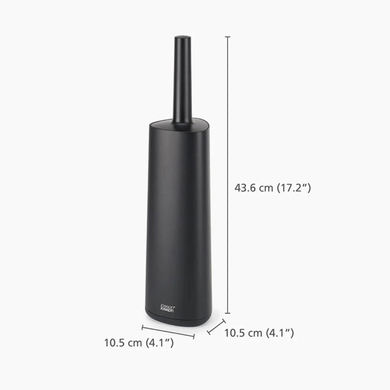 Joseph Joseph Flex™ 360 Matt Black Toilet Brush - Image 3