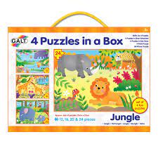 Jungle Puzzle - 4 In A Box