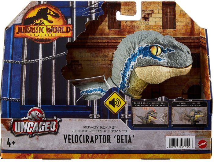 Jurassic World Dominion Uncaged Rowdy Roars Velociraptor Beta
