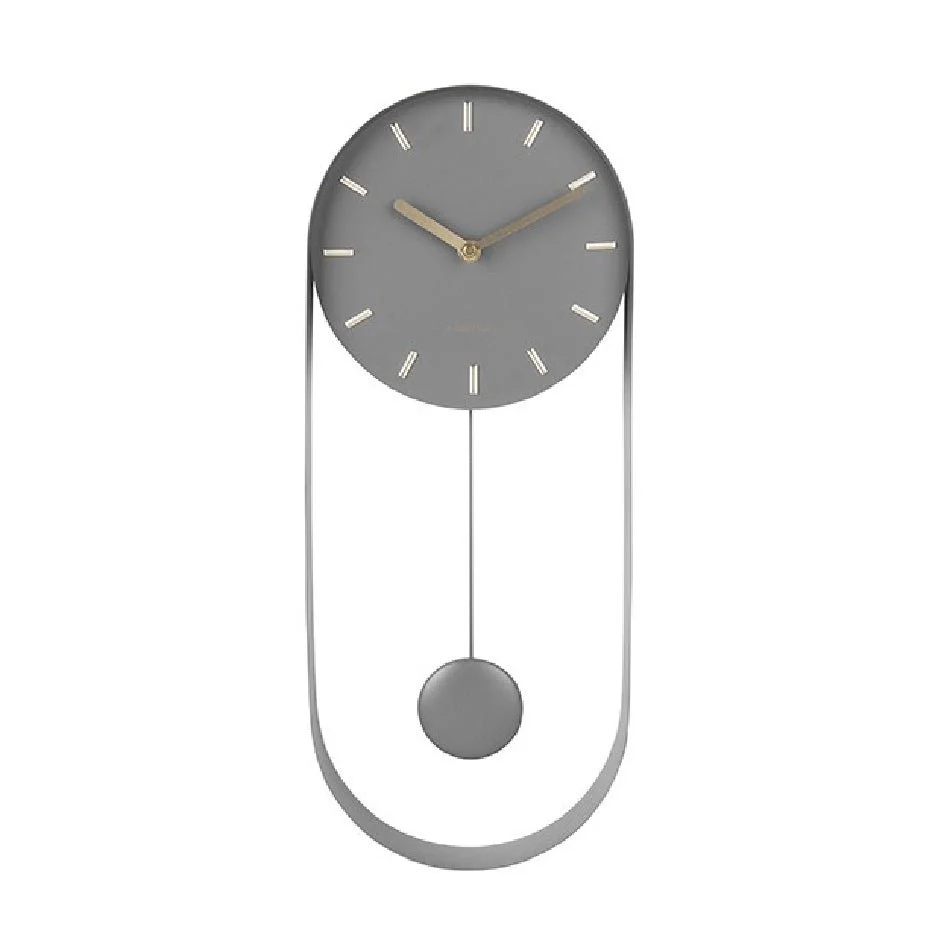 Karlsson Wall Clock Pendulum Charm Grey - Image 2