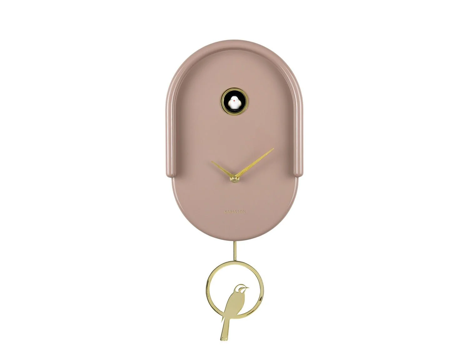 Karlsson Wall Clock Tweet Mocha Brown - Image 2