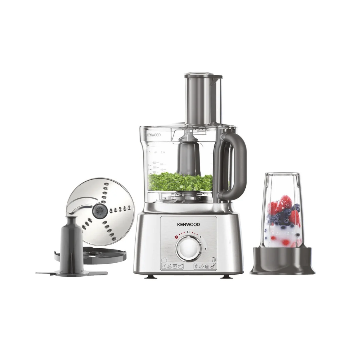 Kenwood MultiPro Express Food Processor - Satin Silver | FDP65.180SI