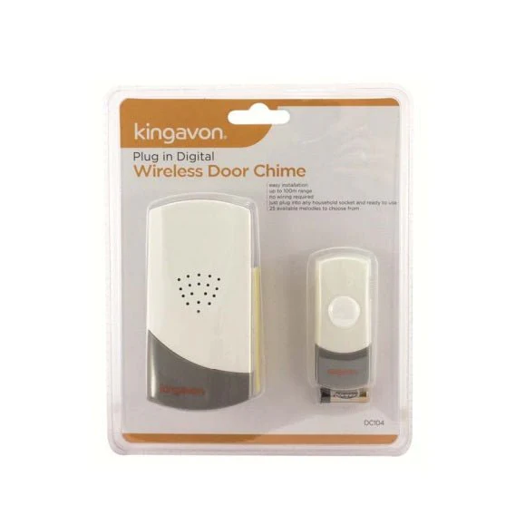 Kingavon Plug-in Digital Wireless Door Chime