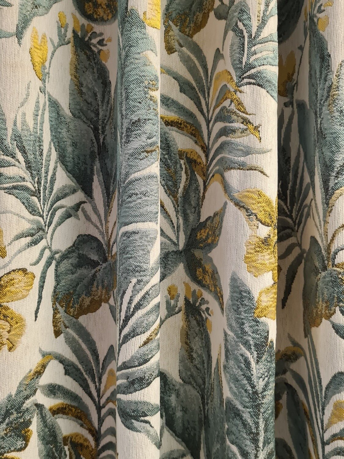 Kingdom 66" x 72” Lined Eyelet Curtains Teal - Image 2