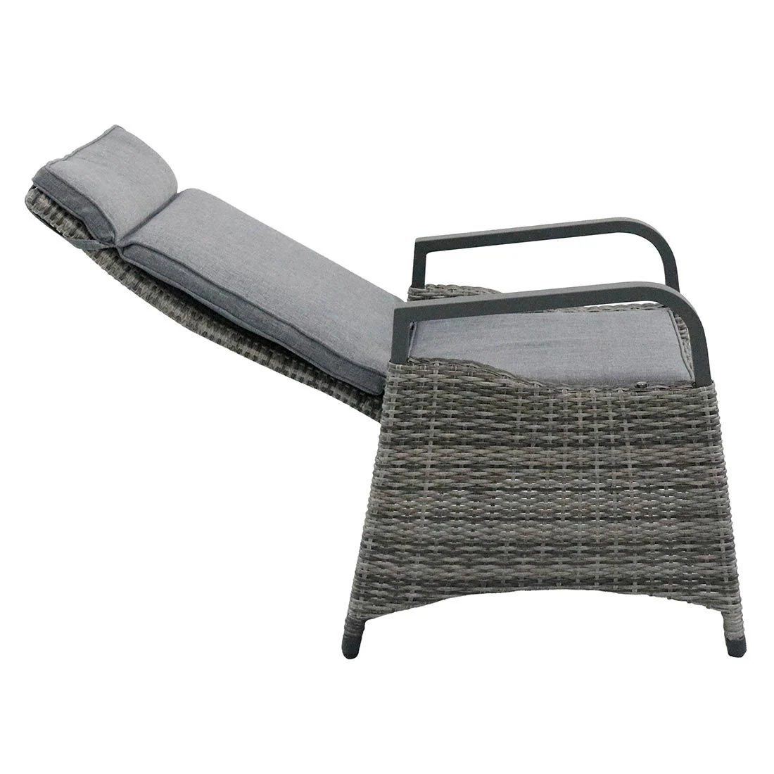 Komido Garden Set with Extendable Table and 6 Adjustable Recliner Chairs - Image 7