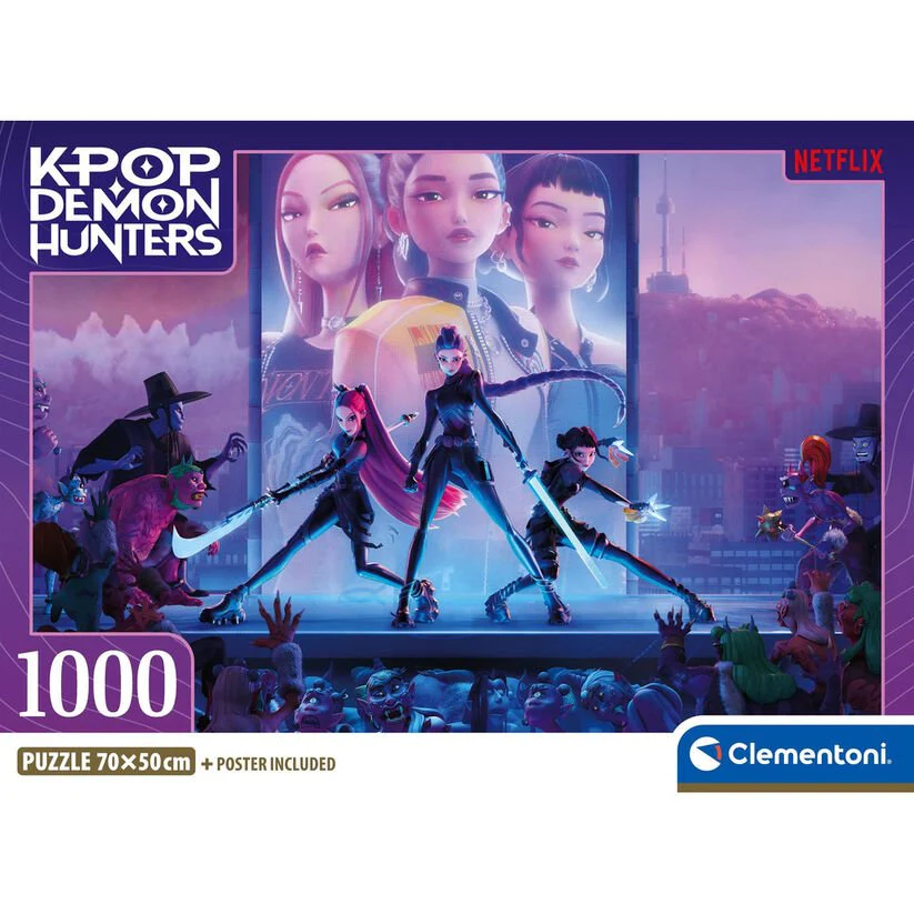 KPop Demon Hunters 1000 Piece Jigsaw - Image 2
