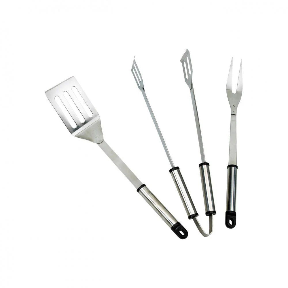 Landmann Stainless Steel BBQ Tool Set - 3pce - Image 2
