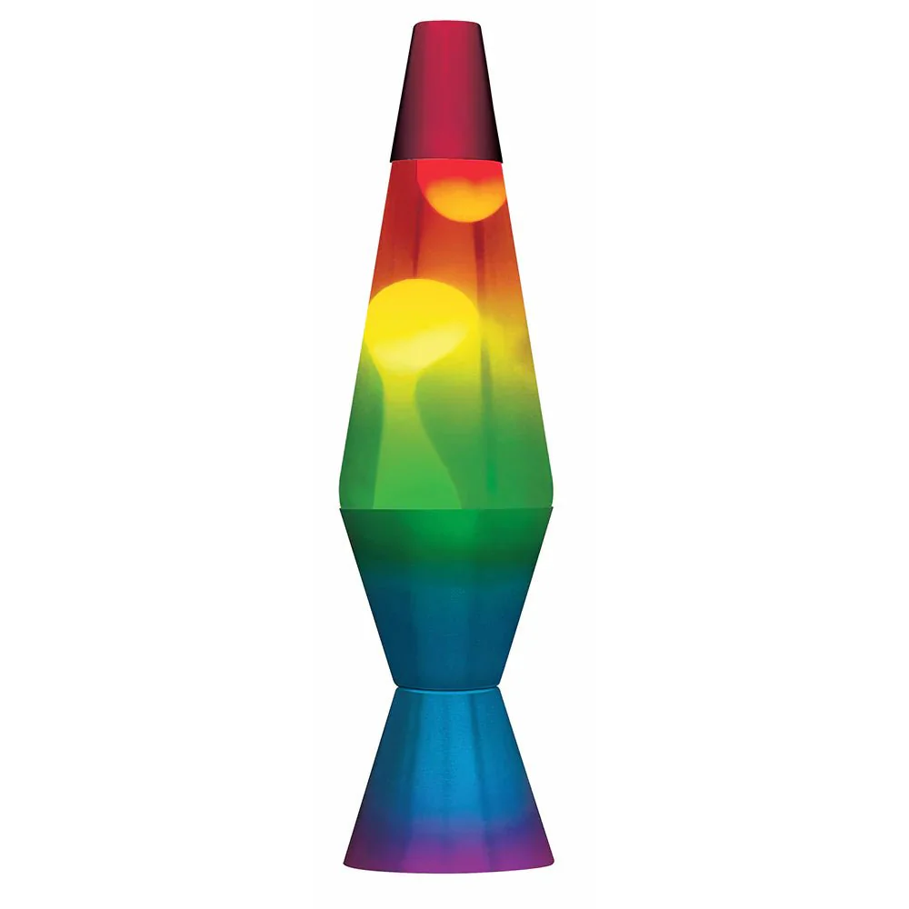 Lava Lamp Rainbow - 14.5"