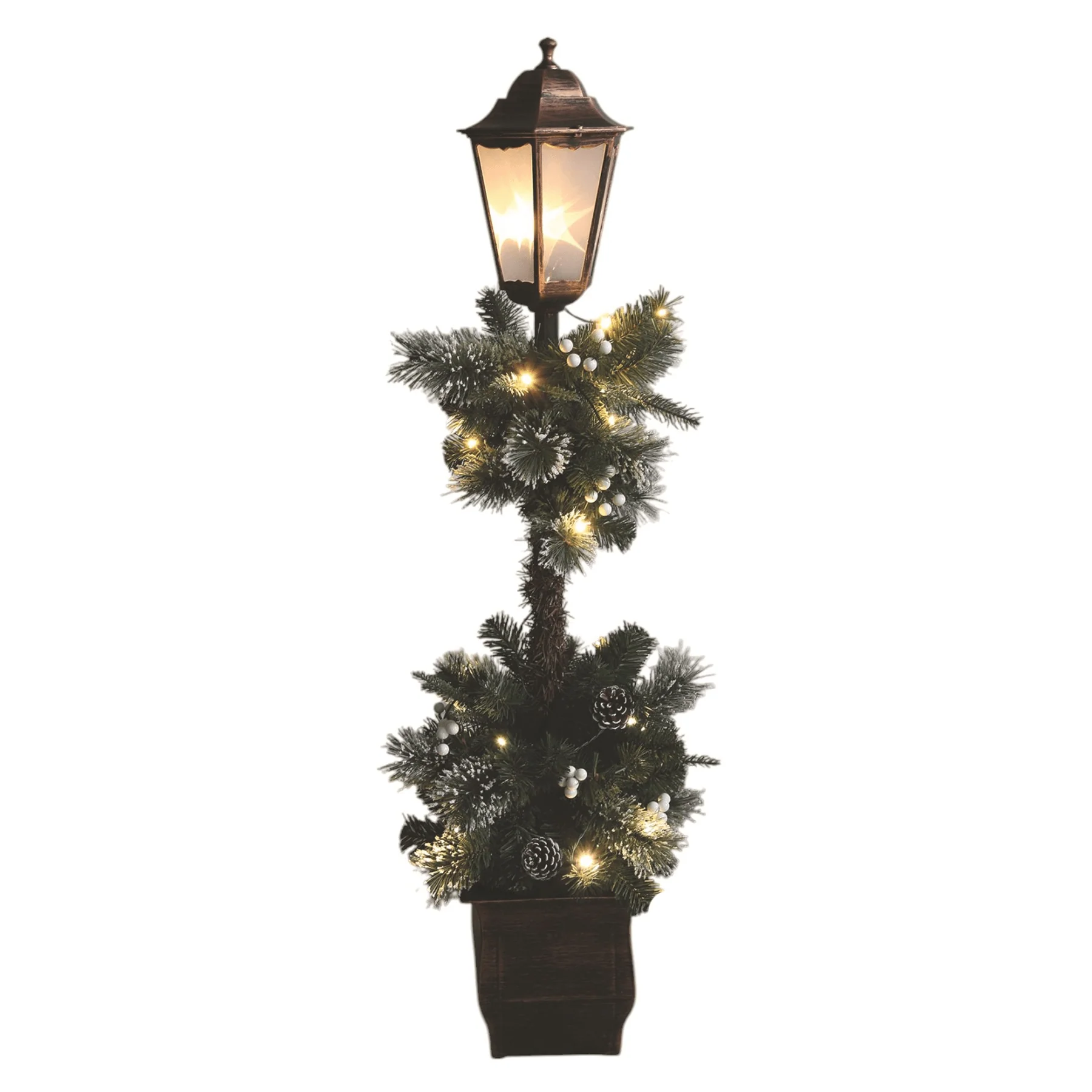 LED Christmas Lantern Tree White 120cm