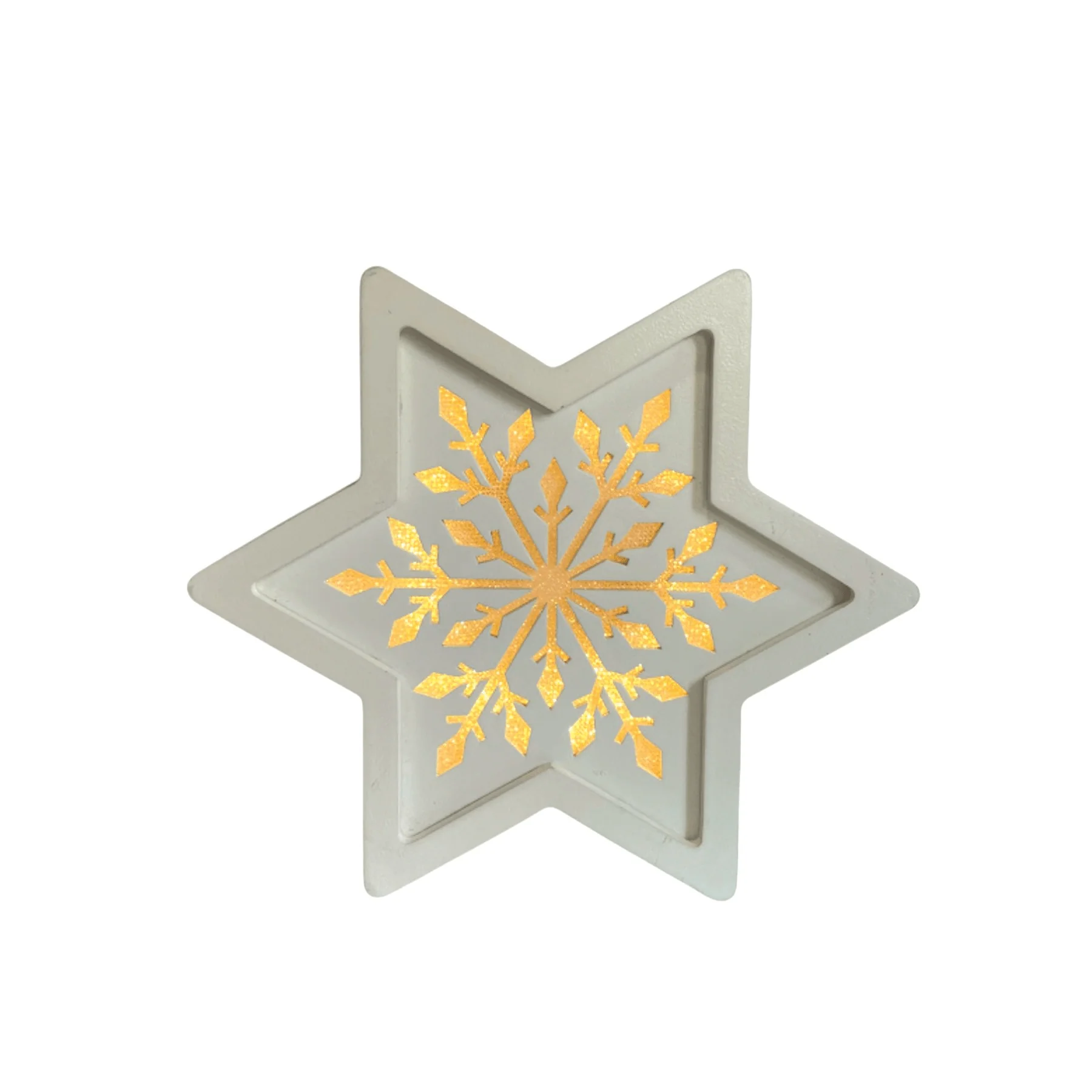 LED Snowflake Star 17 x 15cm