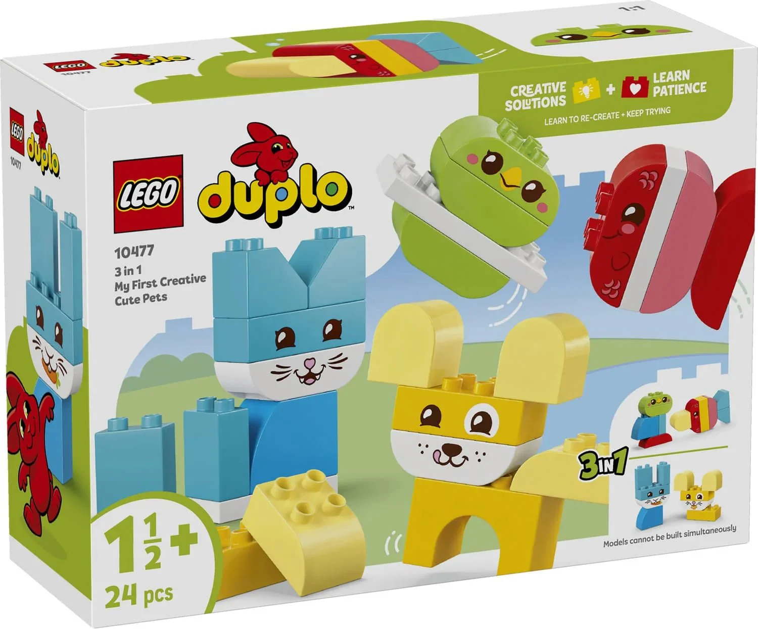 Lego 10477 Duplo 3 In 1 Creative Cute Pets