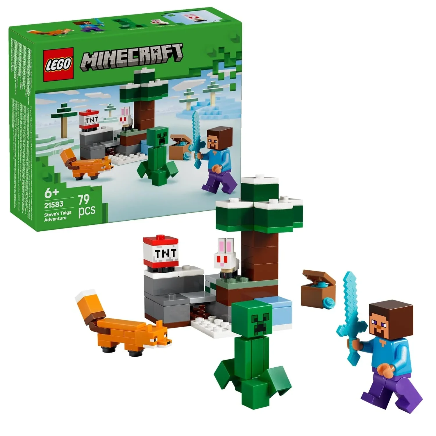 Lego 21583 Minecraft Steves Taiga Adventure