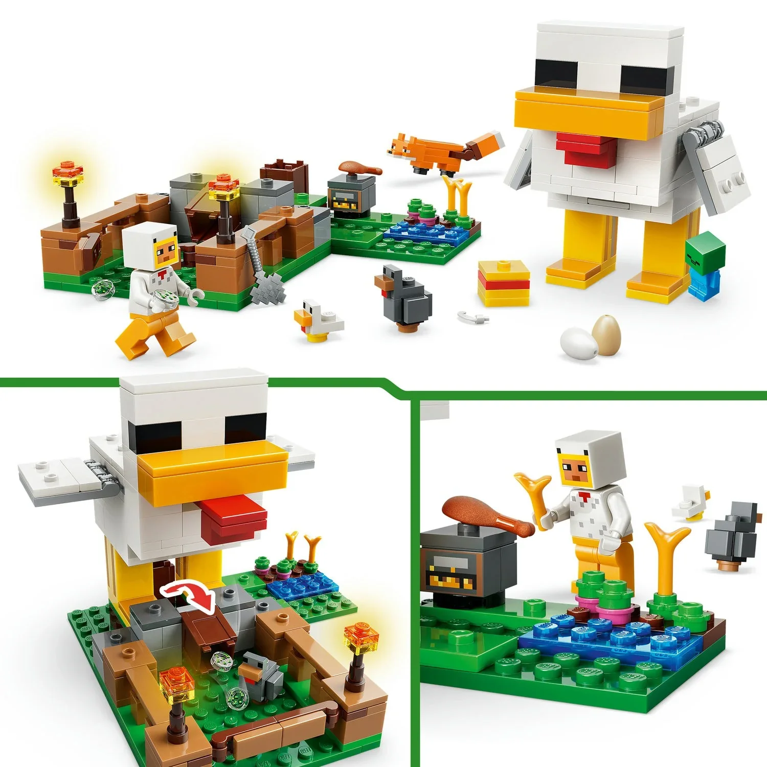 Lego 21585 Minecraft Chicken Farm - Image 3