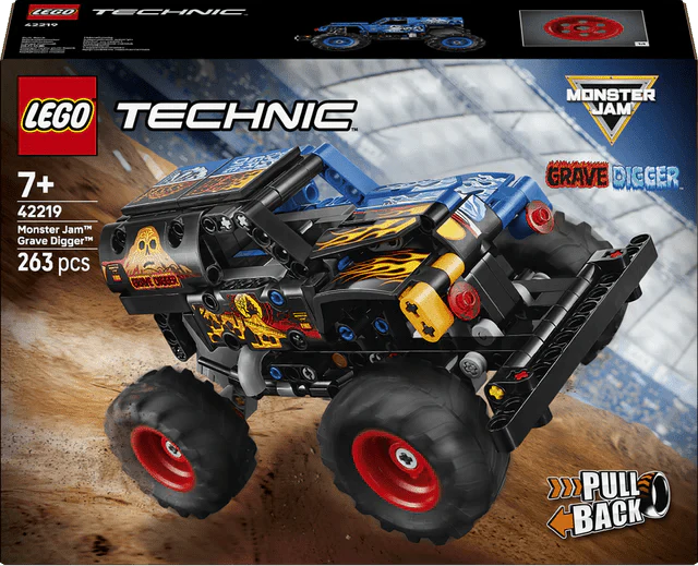 Lego 42219 Monster Jam Grave Digger Fire And Ice