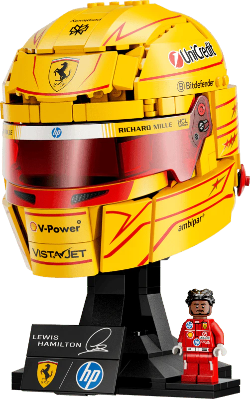 Lego 43022 Scuderia Ferrari HP Lewis Hamilton Helmet - Image 2
