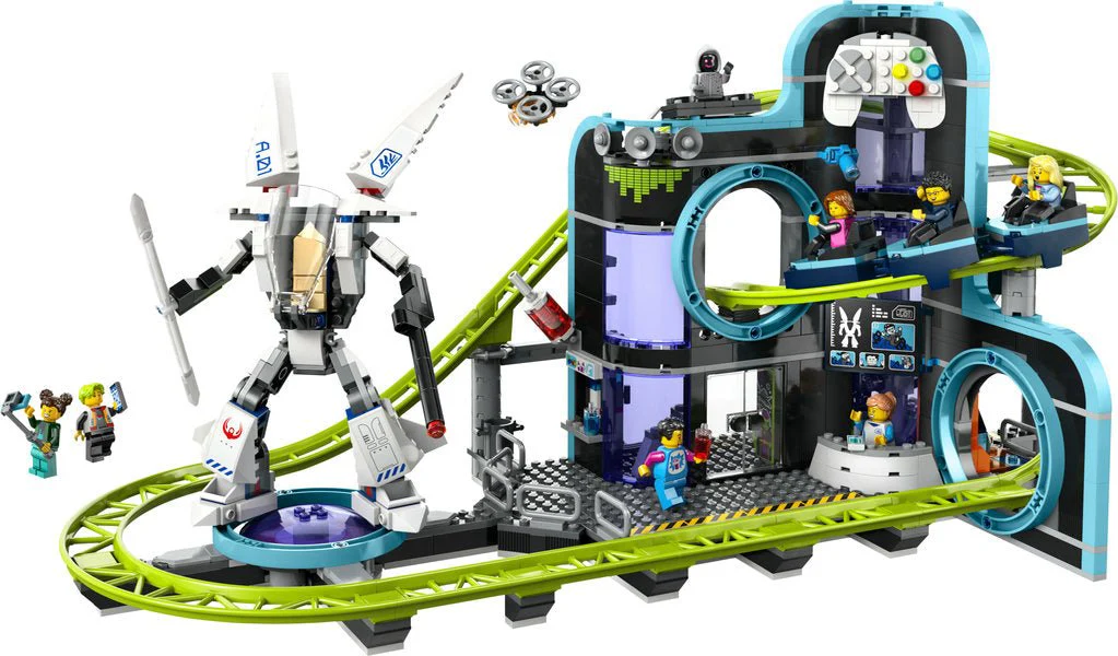 Lego 60421 City Robot World Roller Coaster Park - Image 2