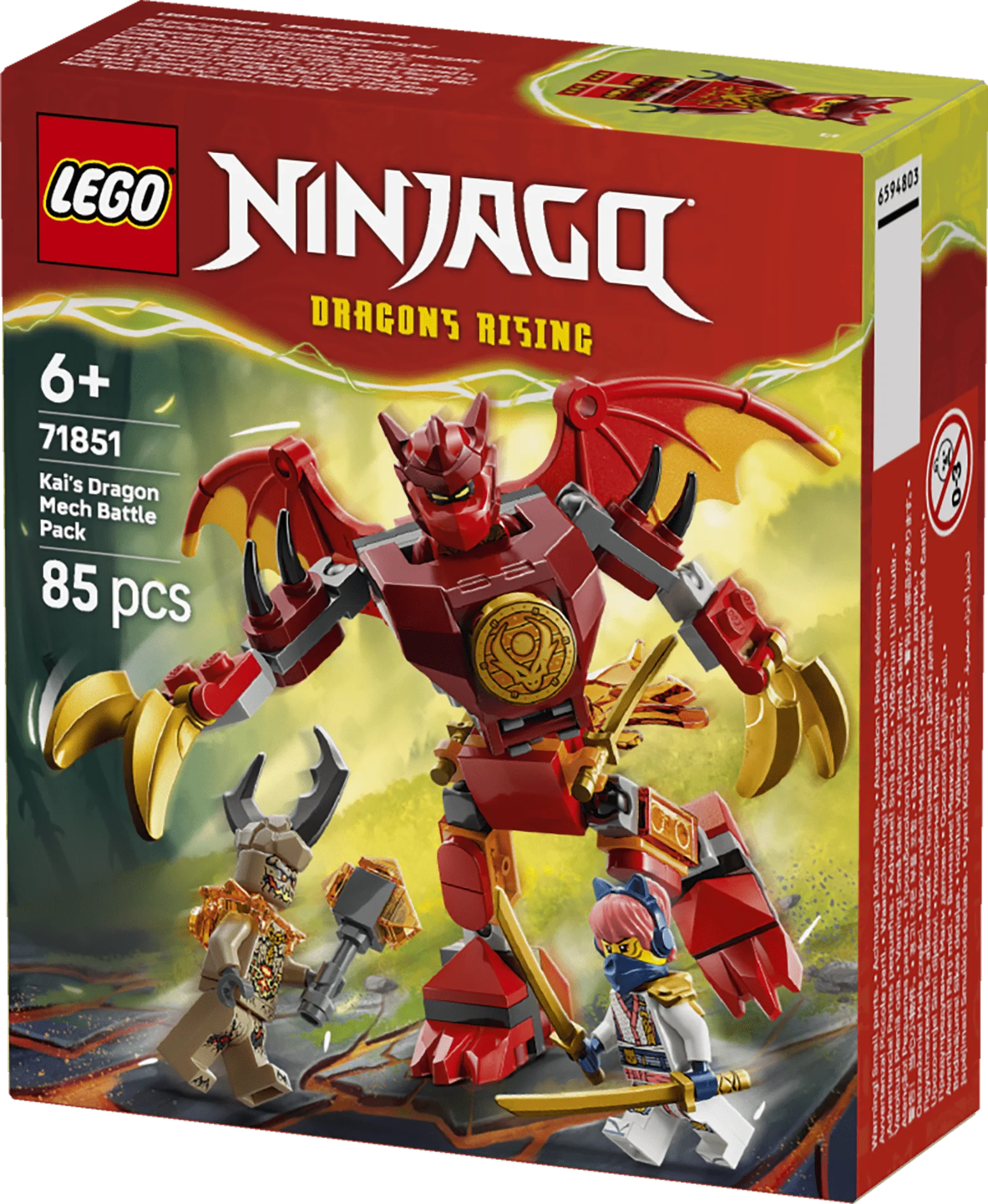 Lego 71851 Kai's Dragon Mech Battle Pack